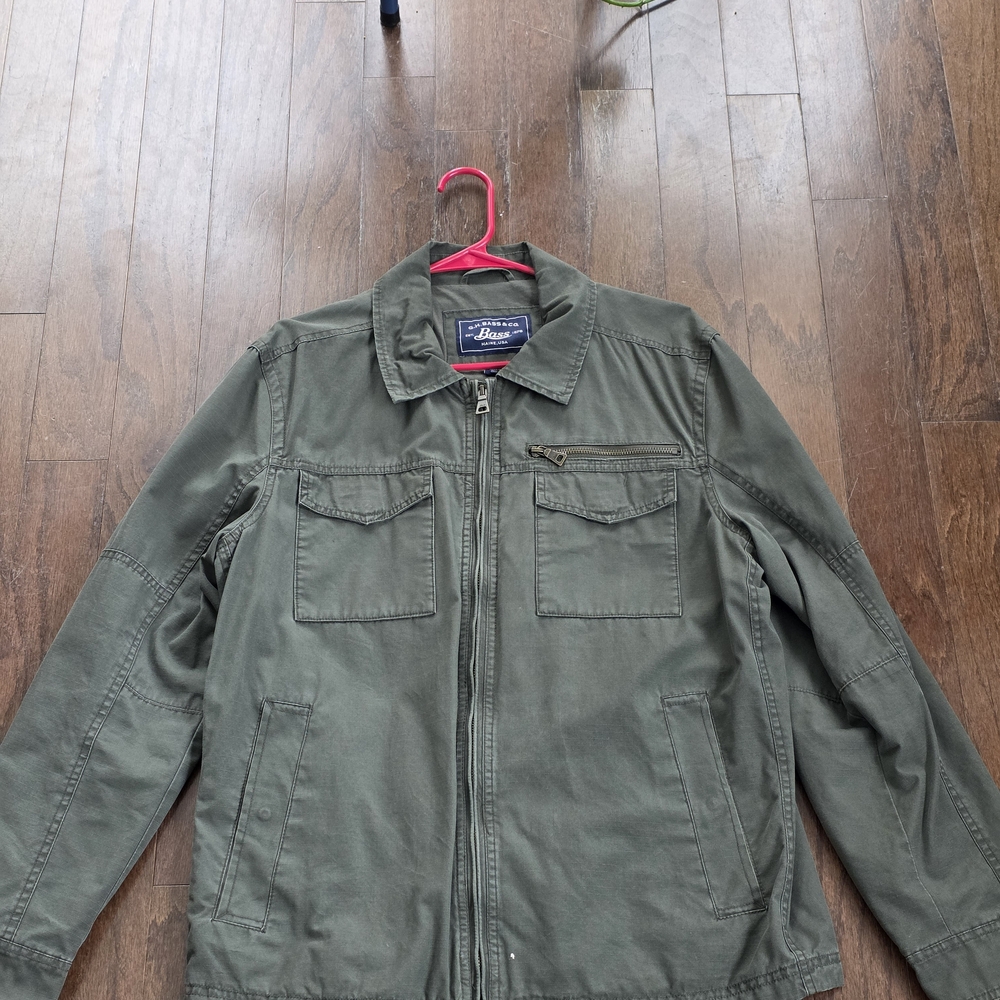 G.H. Bass & Co. Olive Military Jacket